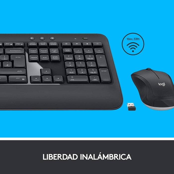 Logitech MK540 Advanced Teclado y Ratón Inalámbrico Español Negro Logitech MK540 Advanced Teclado y Ratón Inalámbrico Español Negro